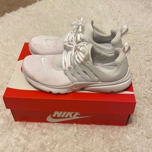 Nike white prestos